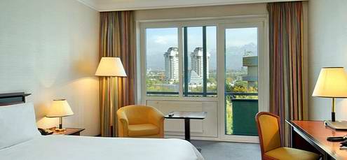 Almaty hotel Hyatt Regency Almaty view