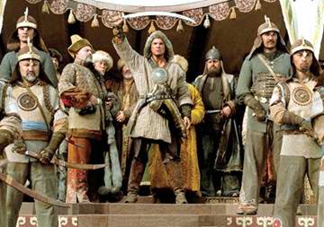 Kazakhstan history - warriors of the Middle-Ages