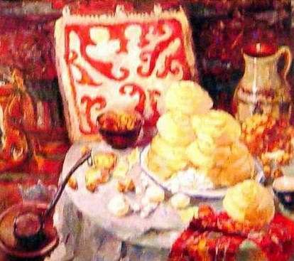 Kazakhstan dastarkhan picture