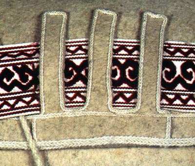 Kazakh people private life things - yurta design elements