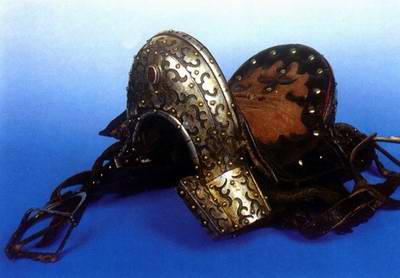 Kazakh people private life things - saddles