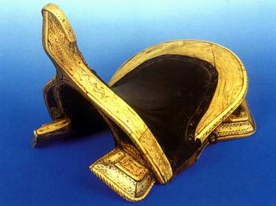 Kazakh people private life things - saddles
