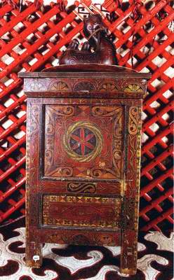 Kazakh people private life things - dresser