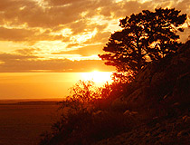 Akmola region sunset