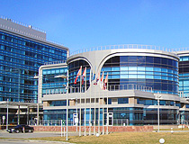 Atyrau city hotel view