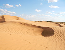 Atyrau oblast sands view