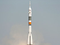 Baikonur cosmodrome launch view