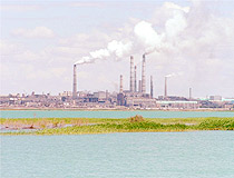 Balkhash city industry view