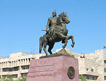 Balqash city monument