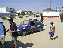 Beyneu city, Kazakhstan scenery