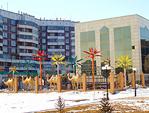 Ekibastus city scenery