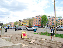 Kokshetau city street view
