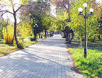 Kokcetav city scenery