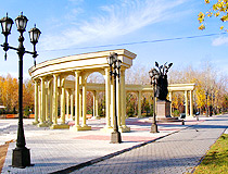 Petropavl city street