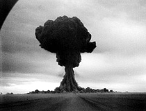 Semipalatinsk area nuclear explosion