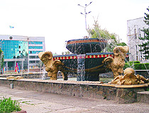 Taldy-Kurgan city street