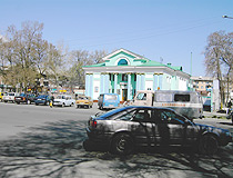 Taldykorgan city street view