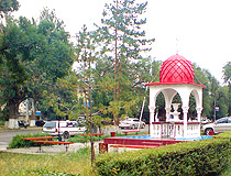 Taldykorgan city, Kazakhstan view