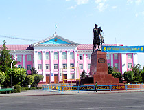 Taraz city, Kazakhstan view